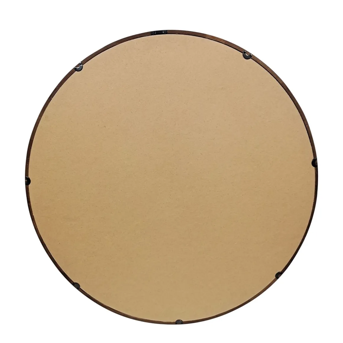 Wandspiegel Holz rund 76 cm natur