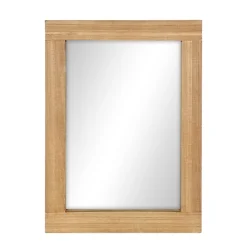 Wandspiegel Holz 46 x 61 cm natur