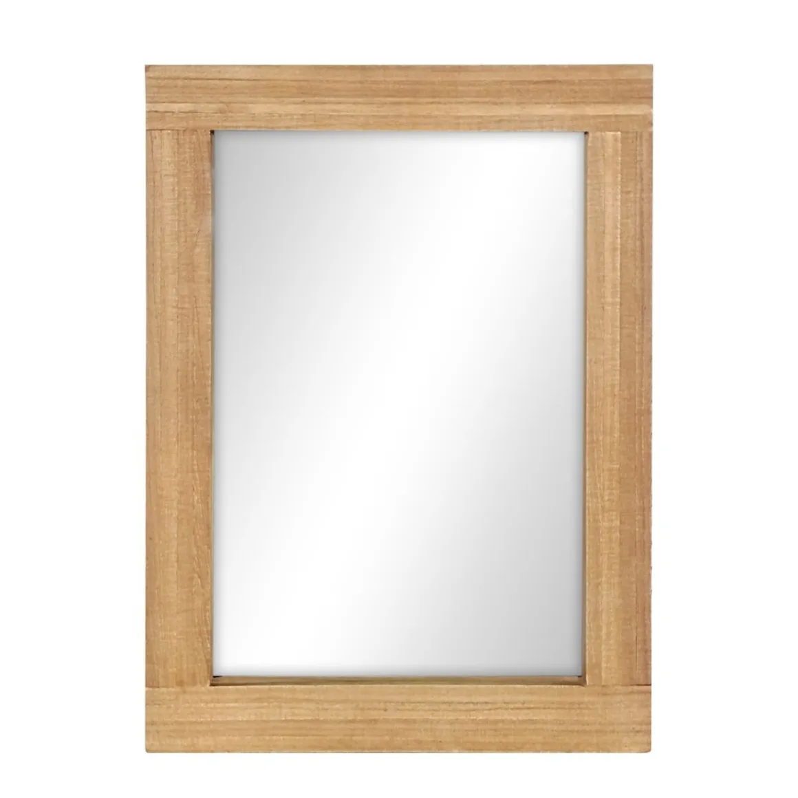 Wandspiegel Holz 46 x 61 cm natur