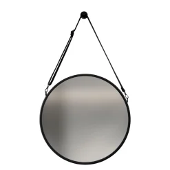 Wandspiegel Vintage schwarz 50 cm