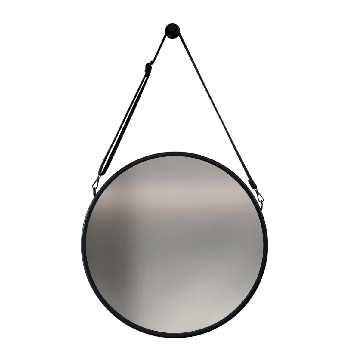 Wandspiegel Vintage schwarz 50 cm