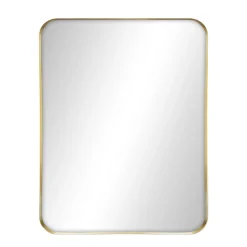Wandspiegel 56 x 76 cm gold