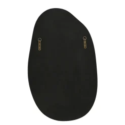 Wandspiegel 52 x 85 cm schwarz