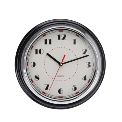 Wanduhr 30 cm weiss/schwarz