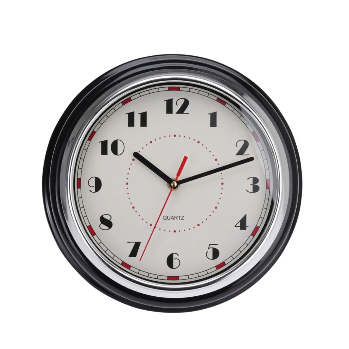 Wanduhr 30 cm weiss/schwarz