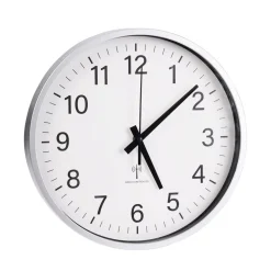 Wanduhr Funk 30 cm weiss