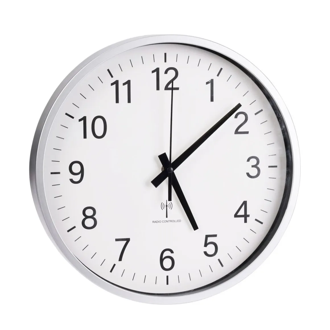 Wanduhr Funk 30 cm weiss