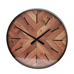 Wanduhr Holzoptik 50 cm
