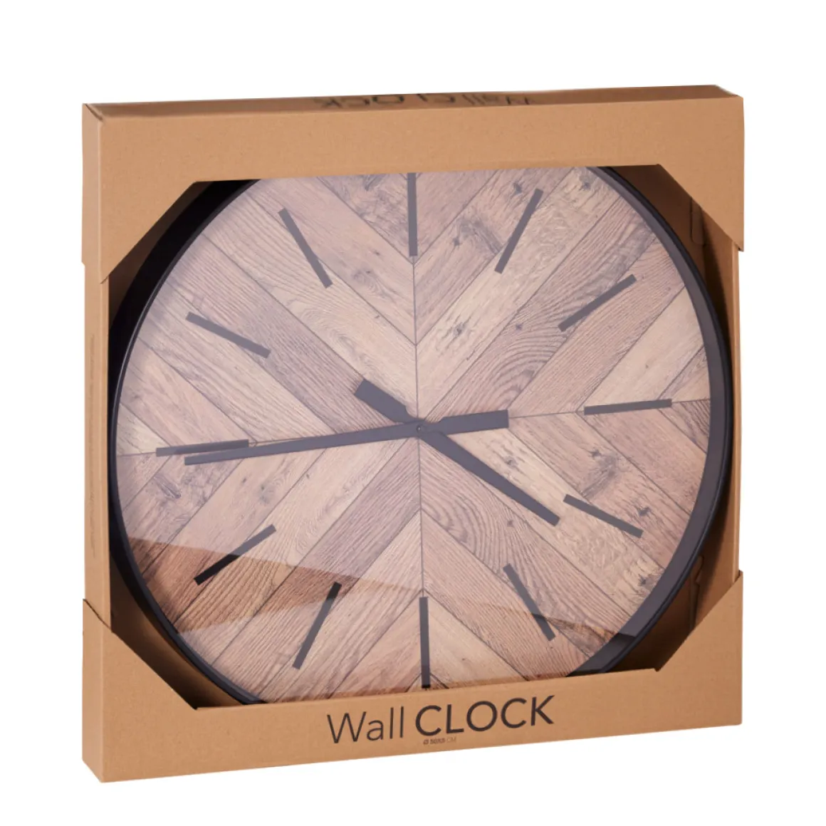 Wanduhr Holzoptik 50 cm