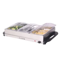 Warmhalteplatte elektrisch Edelstahl 3 x 2.5L