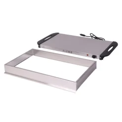 Warmhalteplatte elektrisch Edelstahl 3 x 2.5L