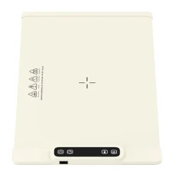 Warmhalteplatte elektrisch rollbar 62 x 38 cm beige