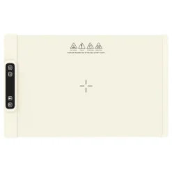Warmhalteplatte elektrisch rollbar 62 x 38 cm beige