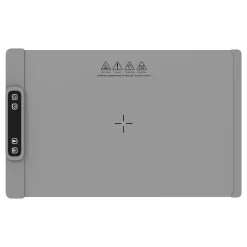 Warmhalteplatte elektrisch rollbar 62 x 38 cm grau