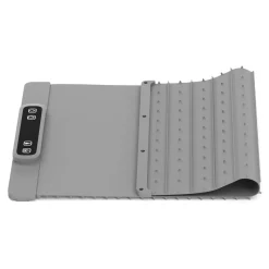 Warmhalteplatte elektrisch rollbar 62 x 38 cm grau