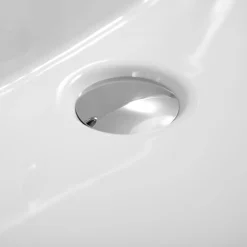 Waschbecken Keramik rechteckig 52 x 42 cm weiss