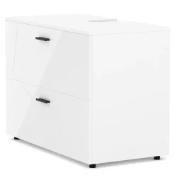 Waschbeckenunterschrank AQUALIA 80 x 41 x 59 cm weiss