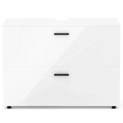 Waschbeckenunterschrank AQUALIA 80 x 41 x 59 cm weiss
