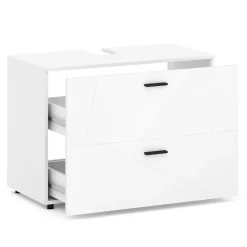 Waschbeckenunterschrank AQUALIA 80 x 41 x 59 cm weiss