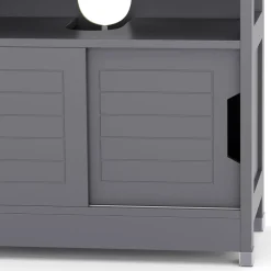 Waschbeckenunterschrank FORTUNA 60 x 30 x 60 cm anthrazit