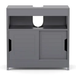 Waschbeckenunterschrank FORTUNA 60 x 30 x 60 cm anthrazit
