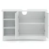 Waschbeckenunterschrank FONTANA 90 x 30 x 60 cm weiss