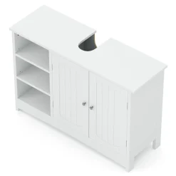 Waschbeckenunterschrank FONTANA 90 x 30 x 60 cm weiss