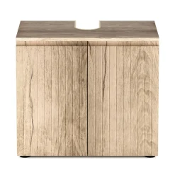 Waschbeckenunterschrank STEFAN 60 x 35 x 54 cm hellbraun