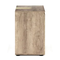 Waschbeckenunterschrank STEFAN 60 x 35 x 54 cm hellbraun