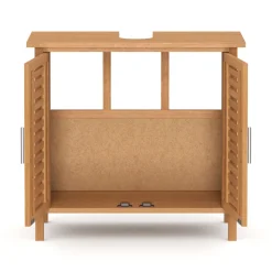 Waschbeckenunterschrank Walnussholz 66 x 29 x 61 cm