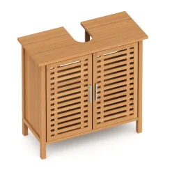 Waschbeckenunterschrank Walnussholz 66 x 29 x 61 cm