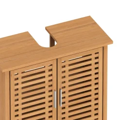 Waschbeckenunterschrank Walnussholz 66 x 29 x 61 cm