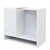 Waschbeckenunterschrank 63 x 30 x 54 cm weiss