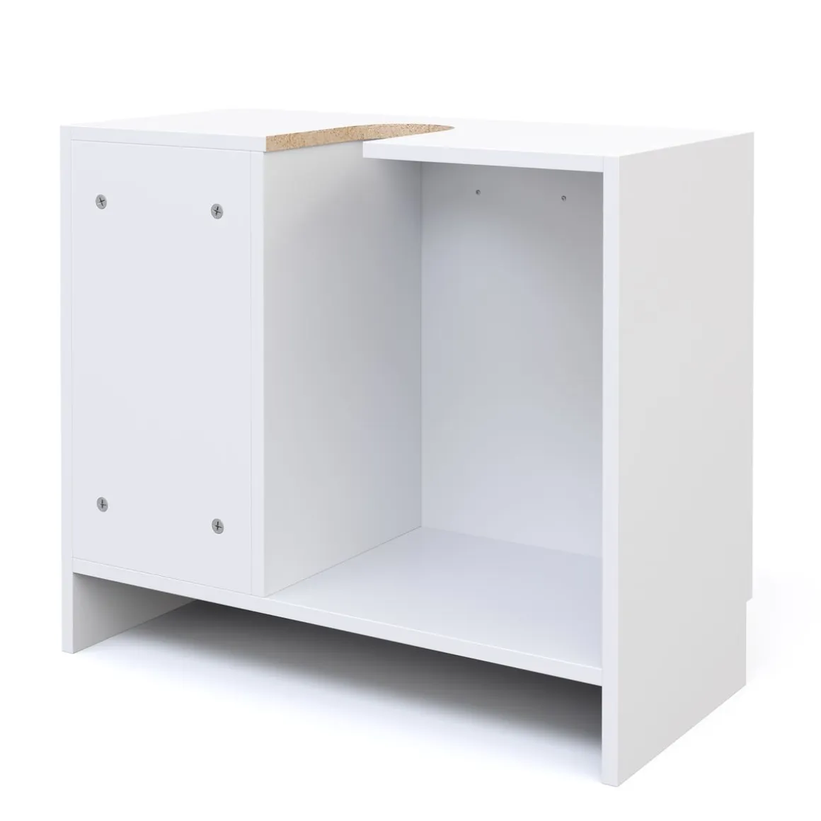 Waschbeckenunterschrank 63 x 30 x 54 cm weiss