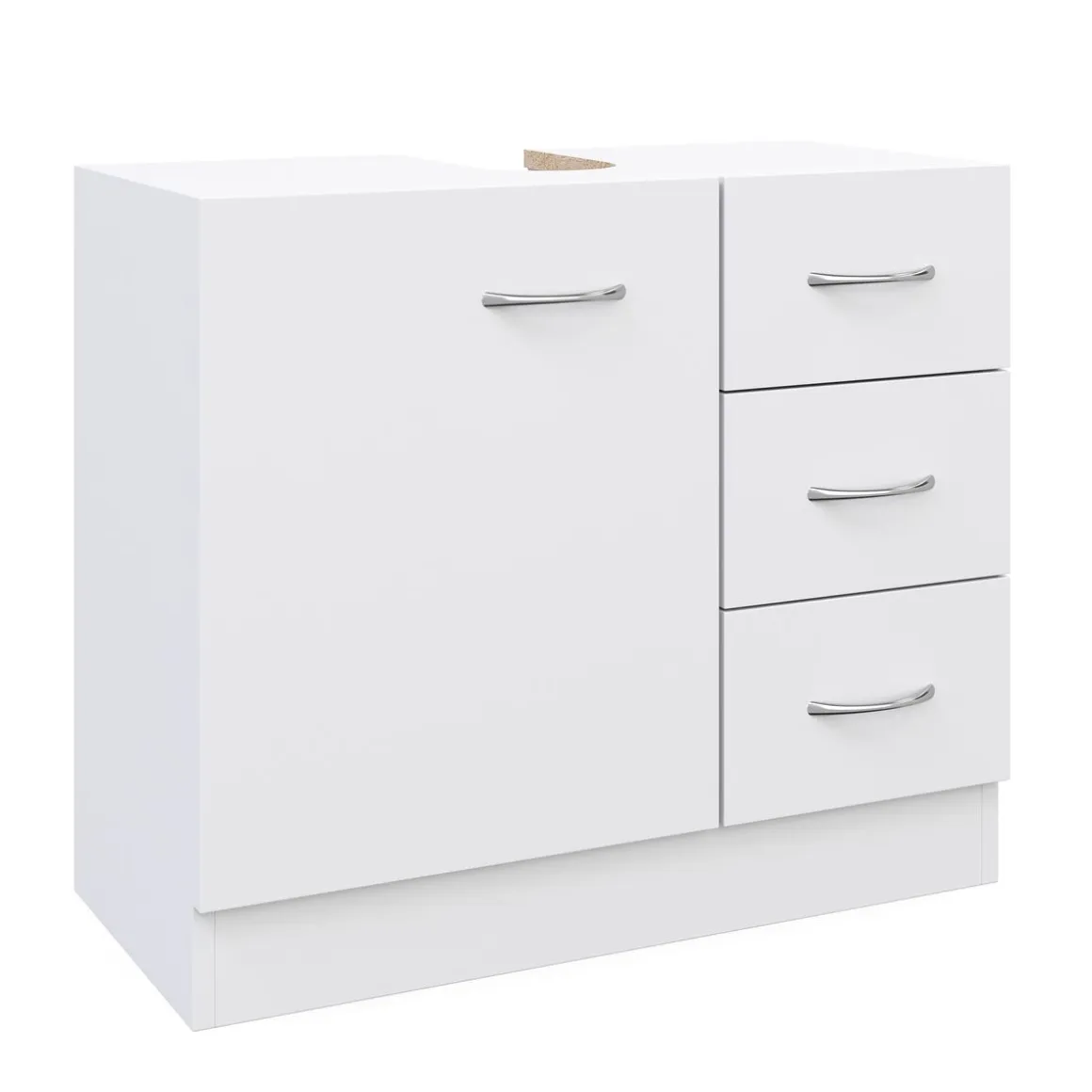 Waschbeckenunterschrank 63 x 30 x 54 cm weiss