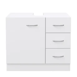 Waschbeckenunterschrank 63 x 30 x 54 cm weiss