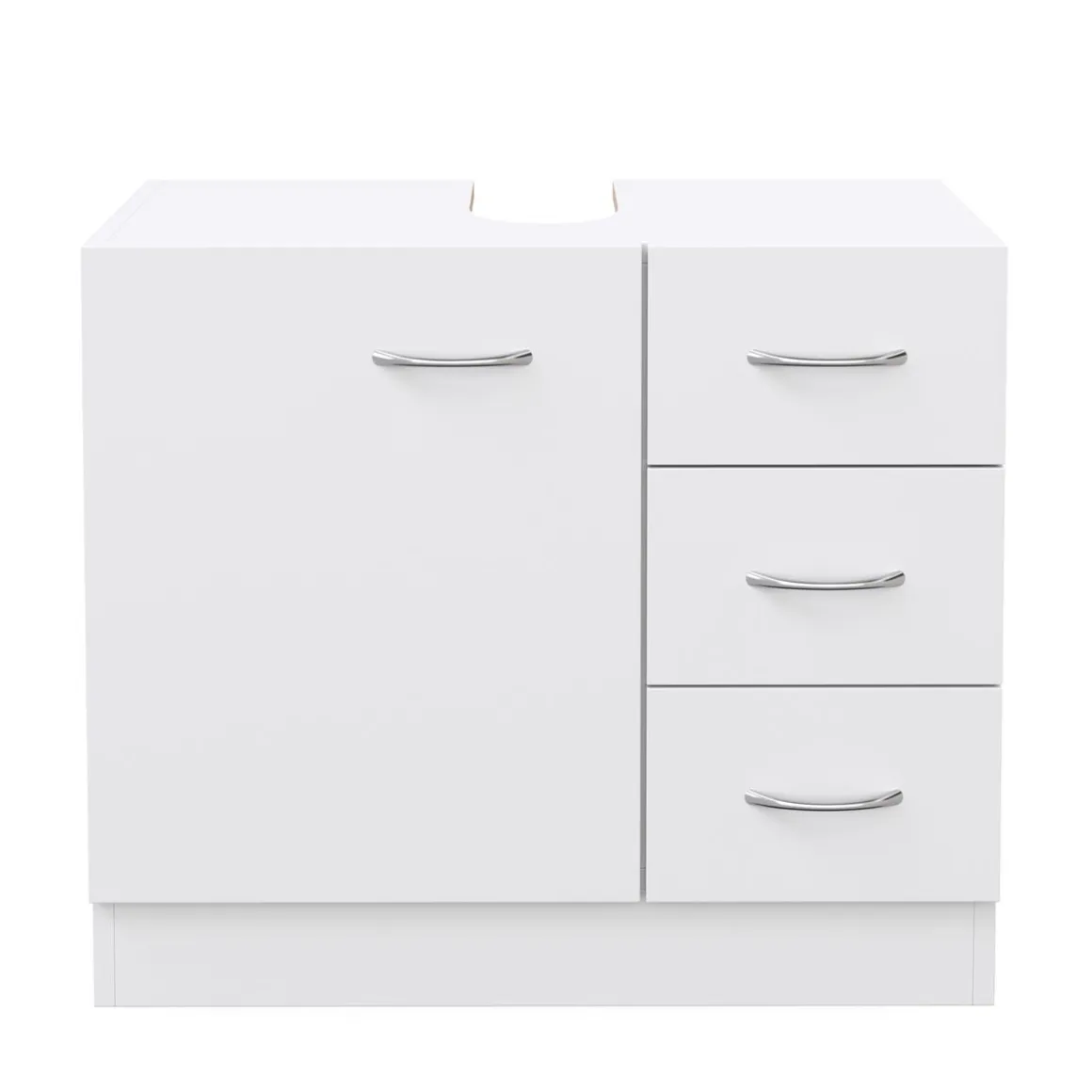 Waschbeckenunterschrank 63 x 30 x 54 cm weiss
