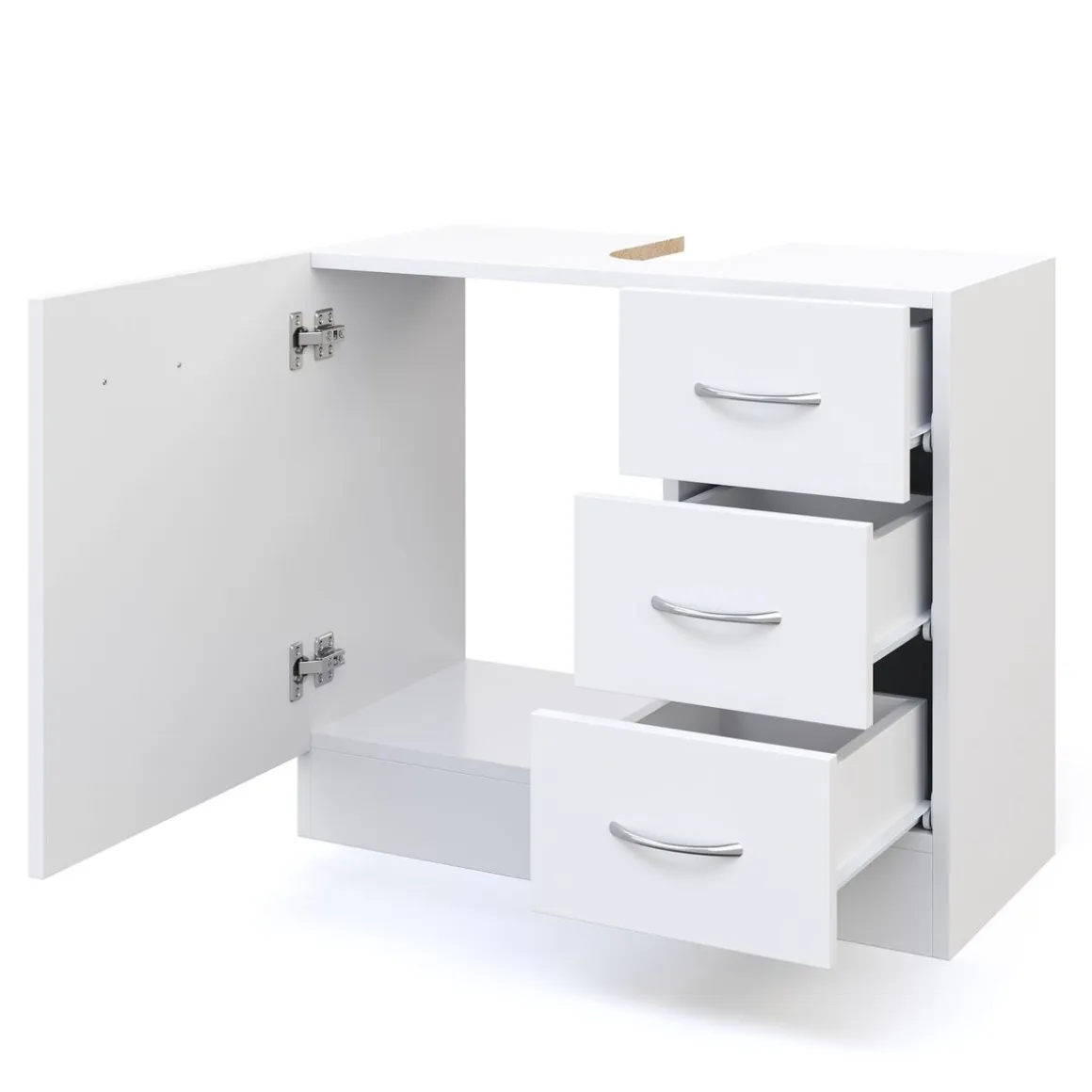 Waschbeckenunterschrank 63 x 30 x 54 cm weiss