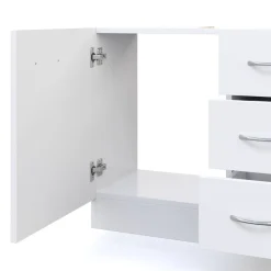 Waschbeckenunterschrank 63 x 30 x 54 cm weiss