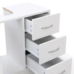 Waschbeckenunterschrank 63 x 30 x 54 cm weiss