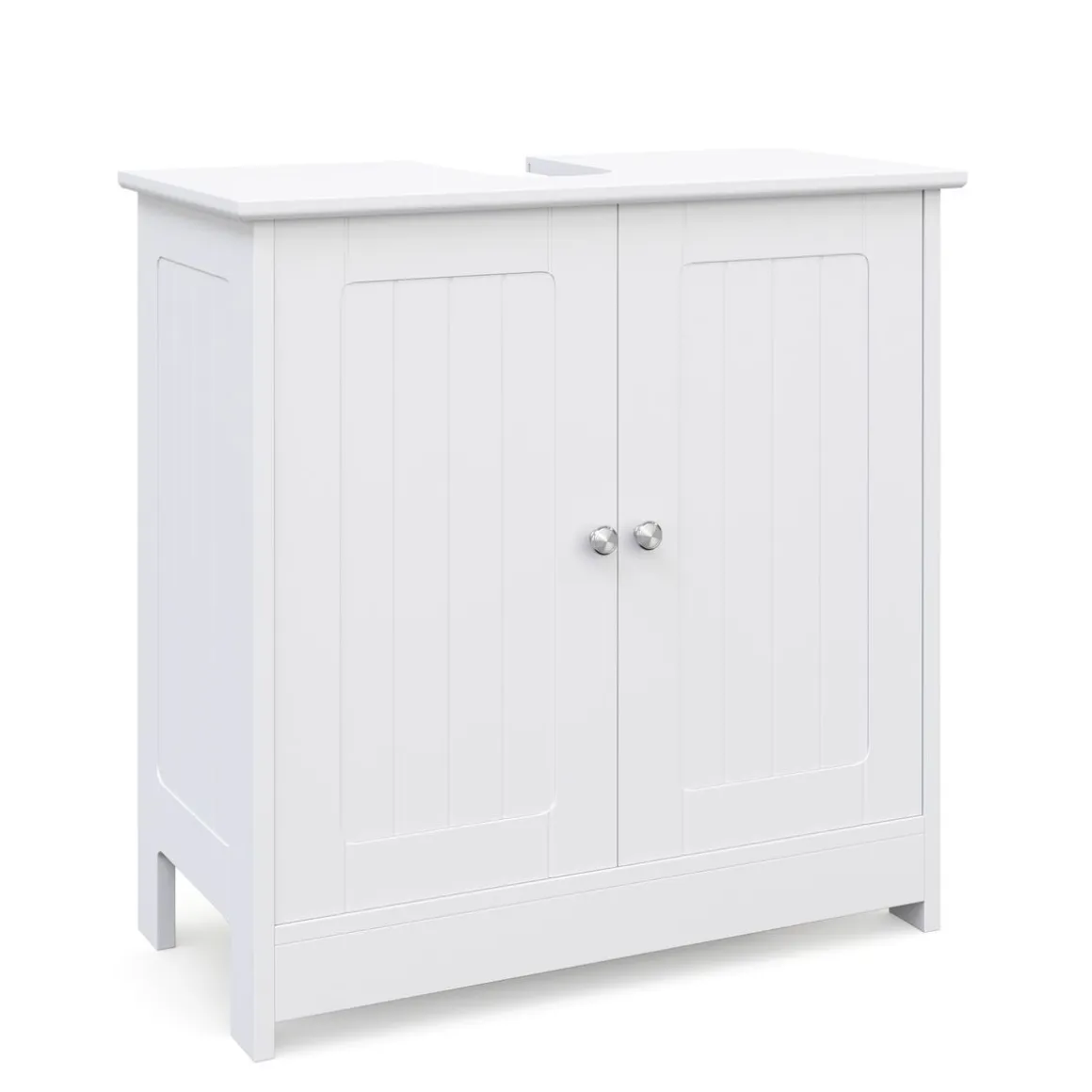 Waschbeckenunterschrank 60 x 29 x 60 cm weiss