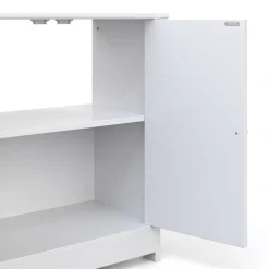 Waschbeckenunterschrank 60 x 29 x 60 cm weiss