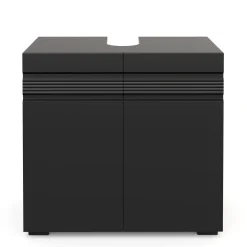 Waschbeckenunterschrank 60 x 34 x 56 cm schwarz