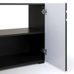Waschbeckenunterschrank 60 x 34 x 56 cm schwarz
