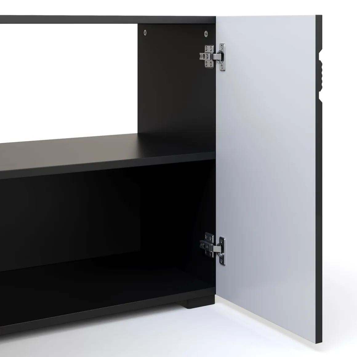 Waschbeckenunterschrank 60 x 34 x 56 cm schwarz