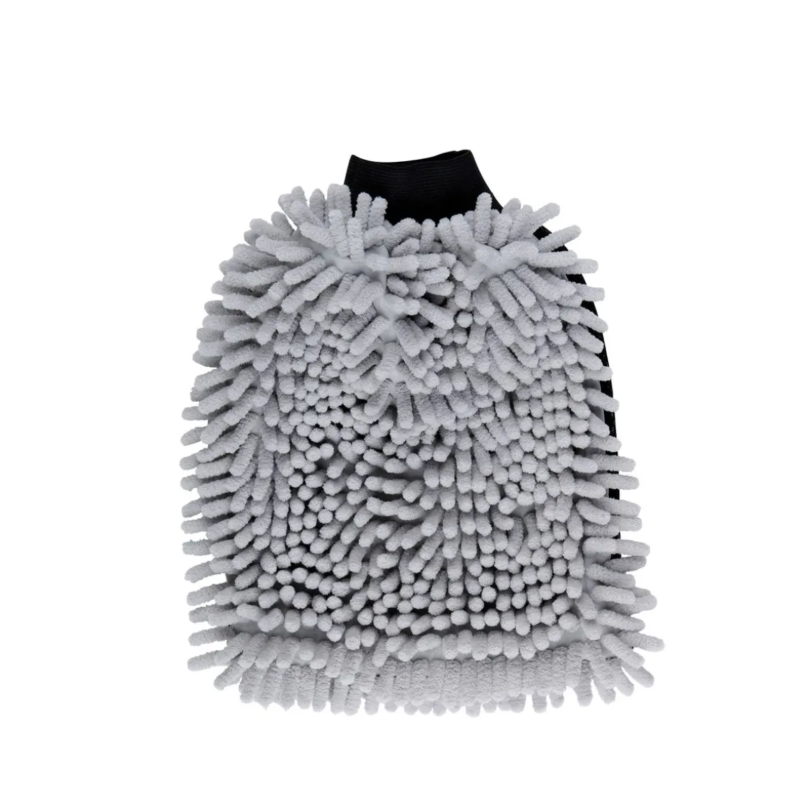 Waschhandschuh Mikrofaser 2-in-1 grau