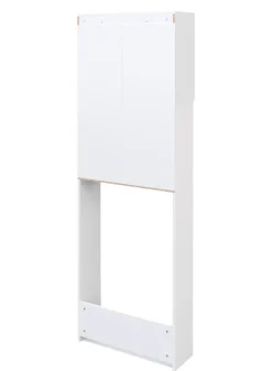 Waschmaschinenschrank 64 x 26 x 190 cm weiss