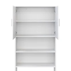 Waschmaschinenschrank 64 x 26 x 190 cm weiss
