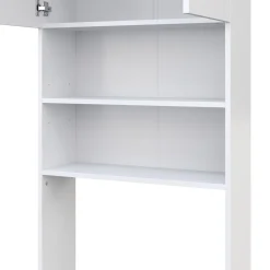 Waschmaschinenschrank 64 x 26 x 190 cm weiss