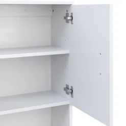 Waschmaschinenschrank 64 x 26 x 190 cm weiss
